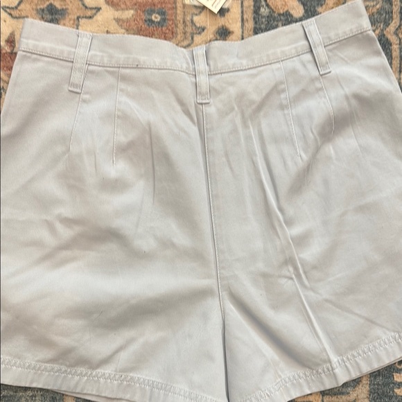 LOFT 8 Women's High Waist Light Blue Gray Shorts - Picture 6 of 9